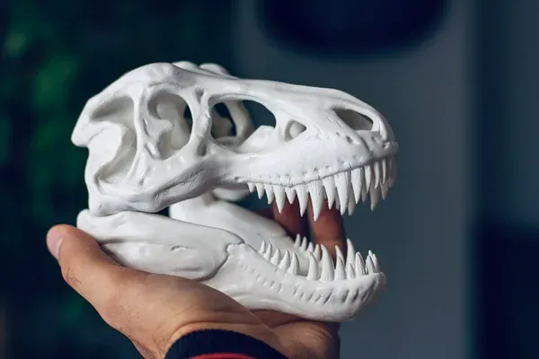 Crâne de T-Rex imprimé en 3D